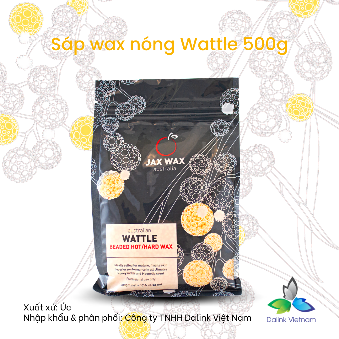 Sáp tẩy lông dạng hạt Jax Wax Wattle 500g