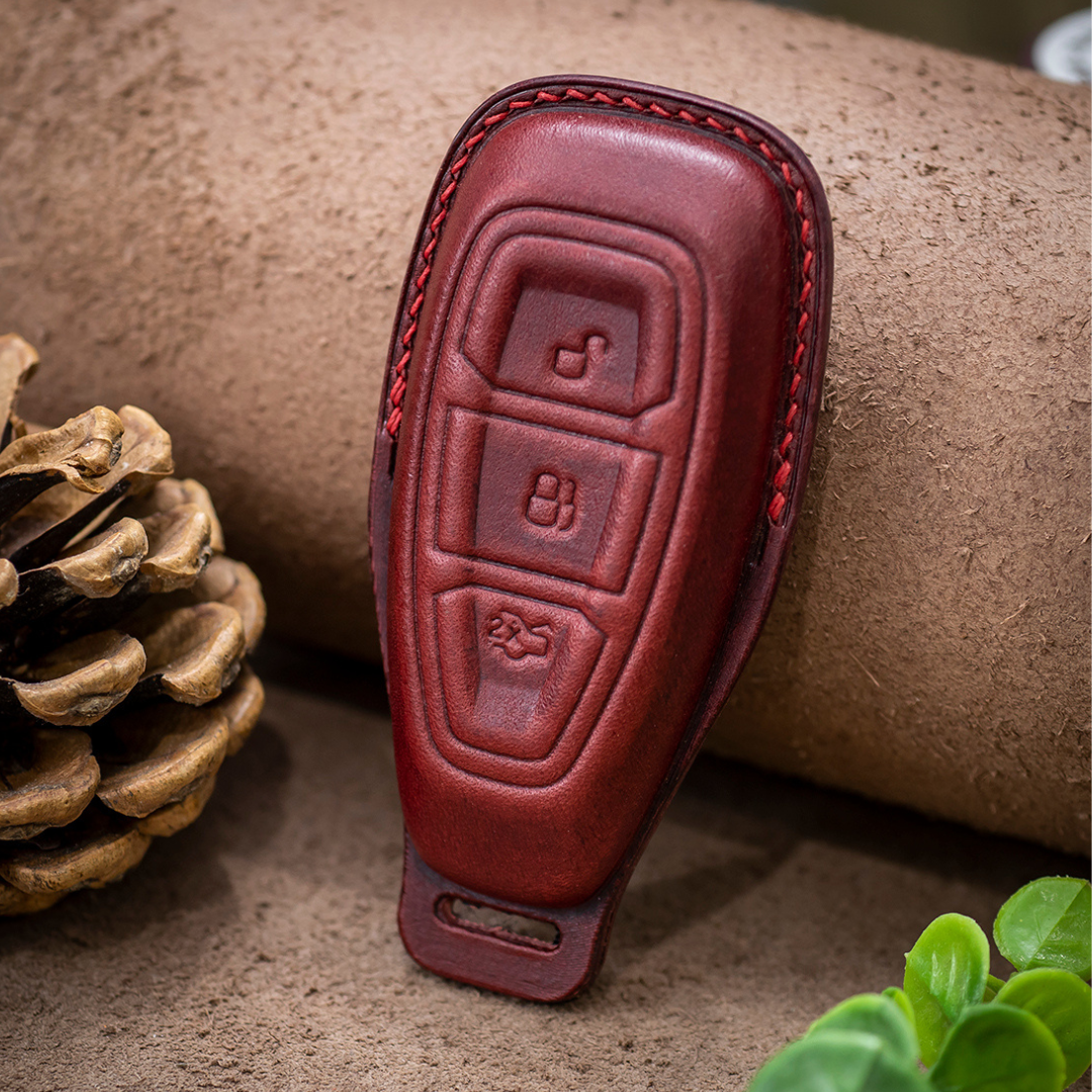 Bao Da Chìa Khóa ô tô FORD ECOSPORT | Bọc chìa khóa ô tô da thật khâu tay