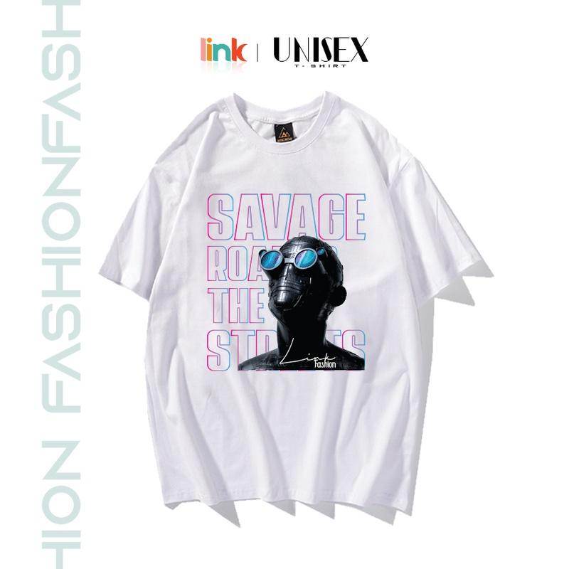 Áo thun trắng tay lỡ COOL NGẦU dáng rộng unisex