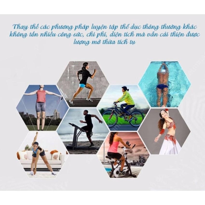 Đai mát xa m mỡ bụng X5 tích hợp pin + Tặng 1 máy massage cầm tay MIMO