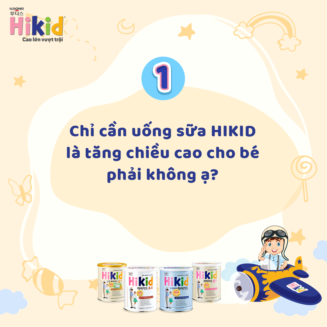 Combo 2 hộp sữa Hikid hương Vani - Nhập khẩu Hàn Quốc