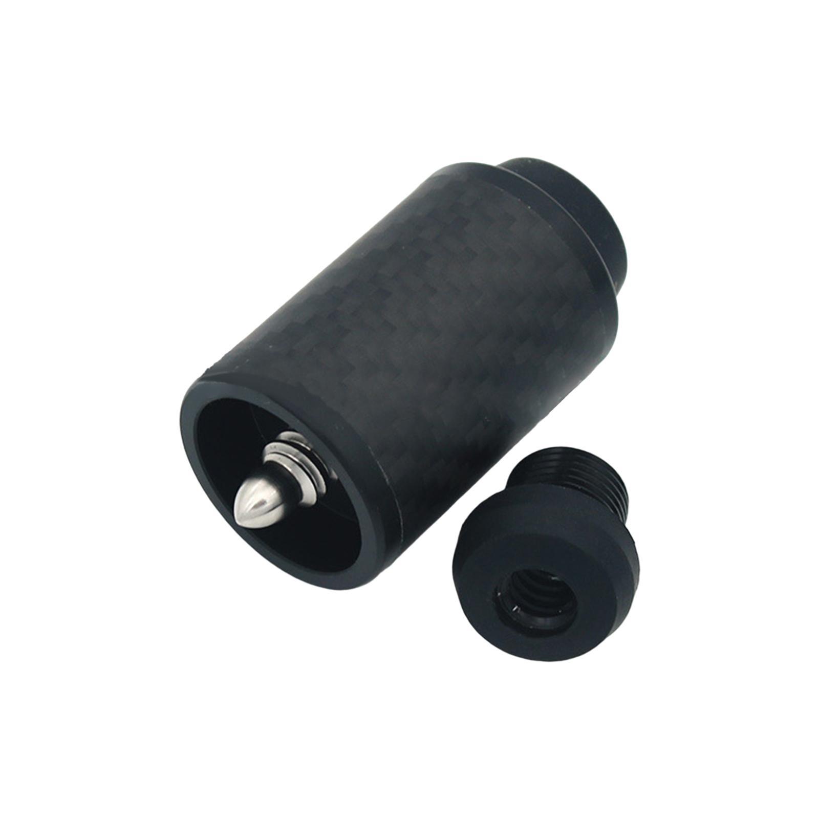 Billiards Pool Cue Extension Snooker Pool Cue Extension Portable Cue End Lengthener Carbon Fiber Cue Extension for Snooker Athlete Beginners