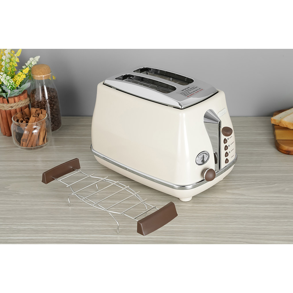 [Nhập CECAMP110KD5 giảm 110K] Máy nướng bánh mì Delonghi CTOV2103 - Hàng chính hãng