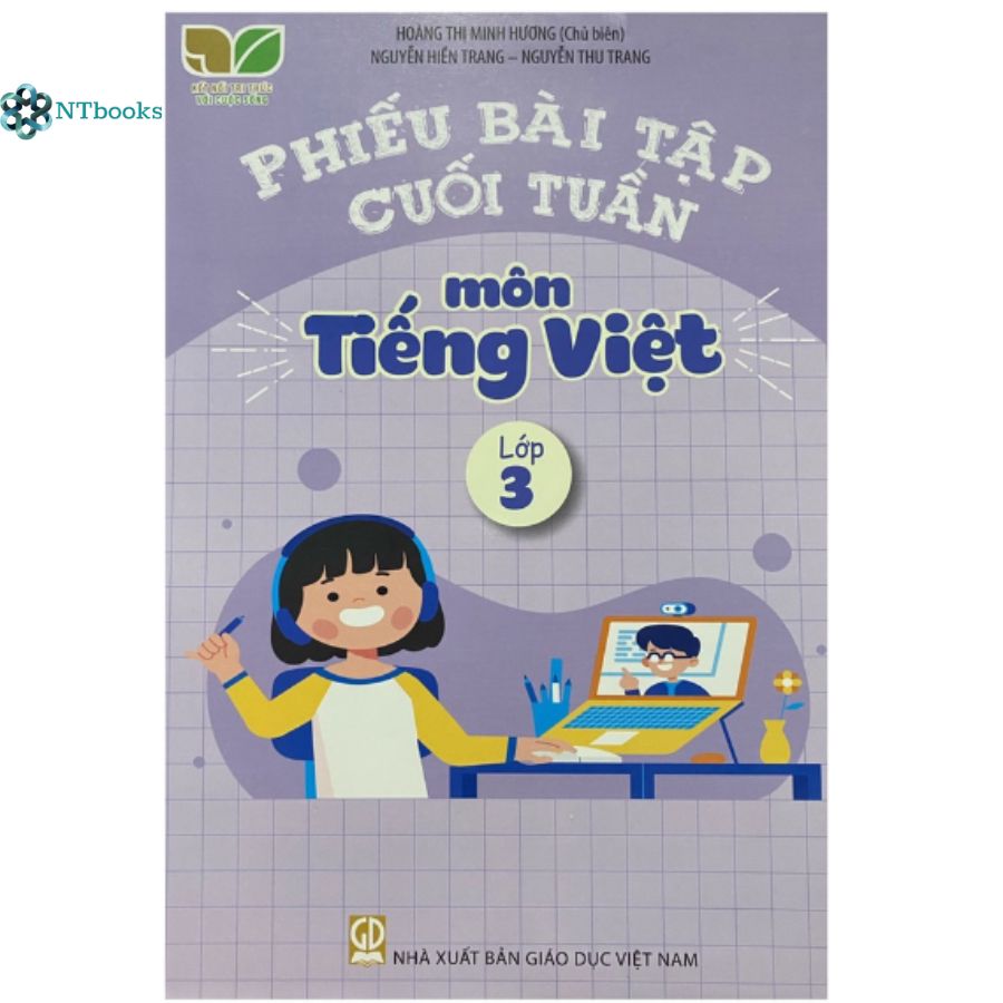 Combo 3 cuốn Phiếu bài tập cuối tuần Toán, Tiếng Việt, Tiếng Anh Lớp 3 - Kết Nối Tri Thức