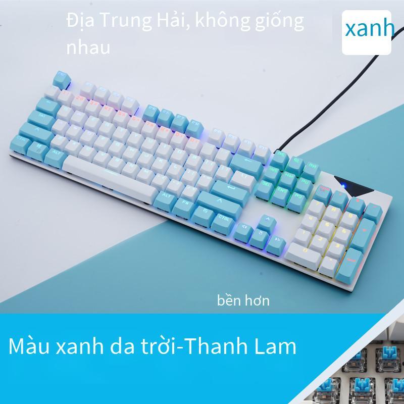 Phong cách mới nhất Bo Zhan K20 trục xanh bàn phím cơ ánh sáng hỗn hợp bàn phím cơ trục xanh cạnh tranh điện quán cà phê Internet bàn phím trò chơi bàn phím máy tính