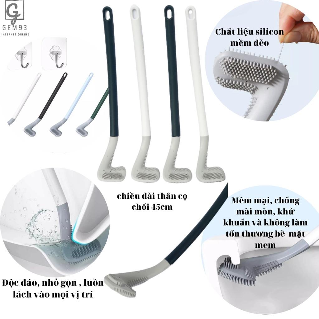 Cây Cọ Toilet Bồn Cầu Bằng SiliCon Thế Hệ Mới