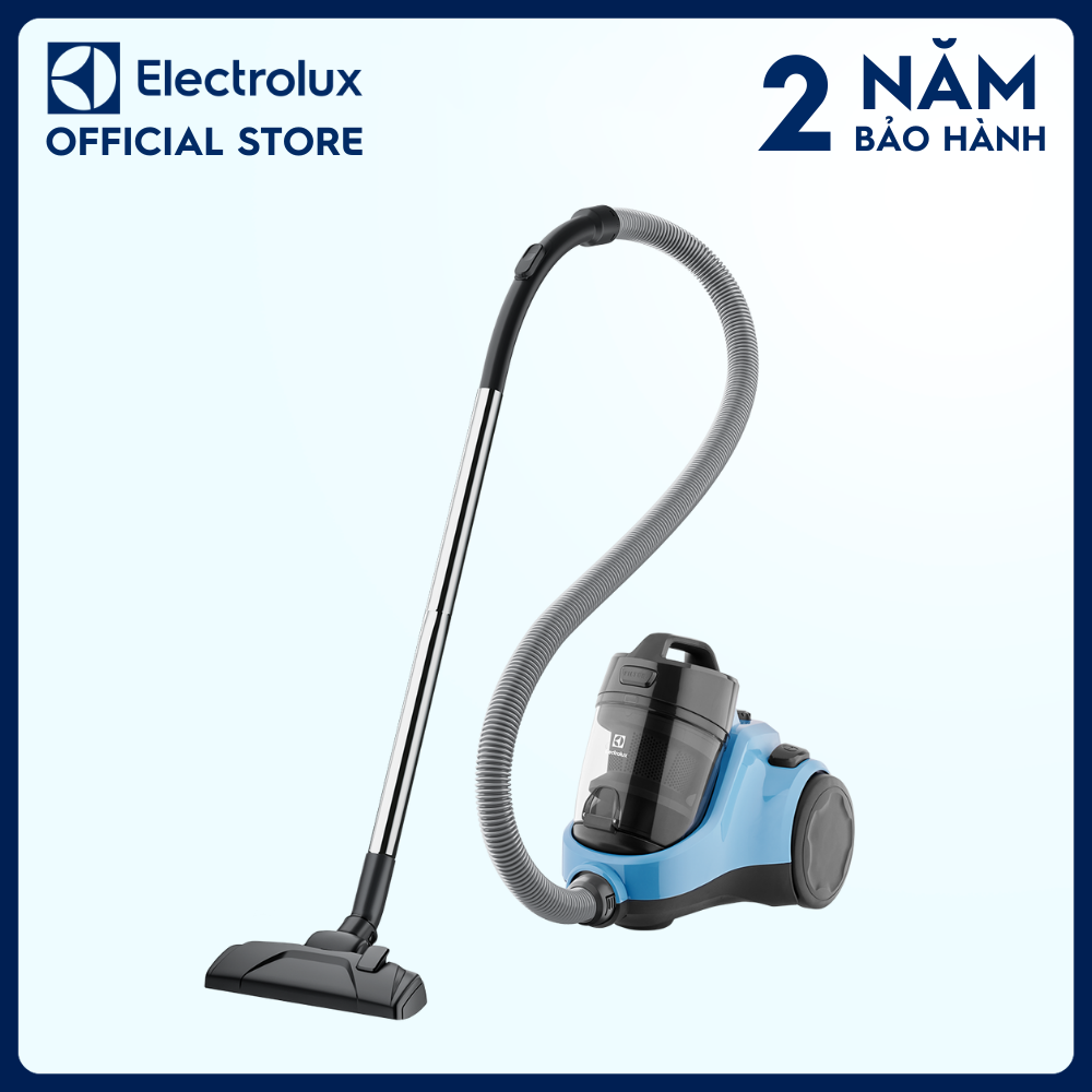 Máy hút bụi - hộp chứa bụi Electrolux 1.8L - EC31-2BB - Thiết kế để đổ bụi với một nút ấn, cùng bộ lọc 4 bước hút bụi sạch sâu [Hàng chính hãng]