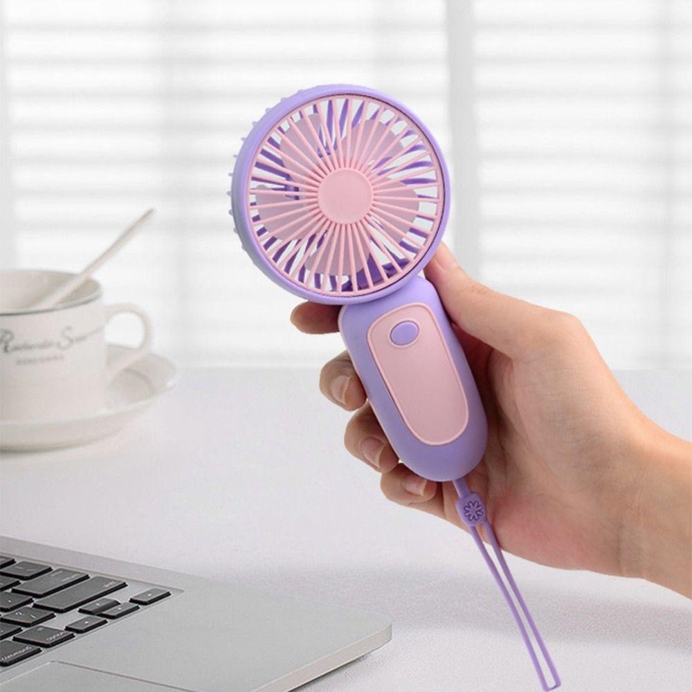 Quạt mini, Quạt cầm tay dễ thương siêu nhẹ - quạt cầm tay mini tích điện sạc USB Handheld Fan nhỏ gọn, tiện lợi