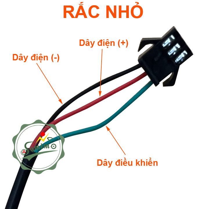 Tay ga xe điện không nút cao su êm màu đen