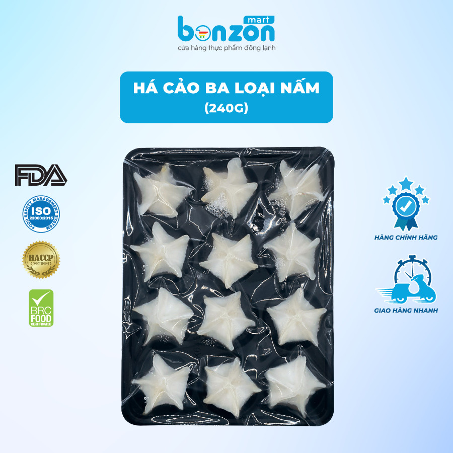 Há cảo ba loại nấm 240gr