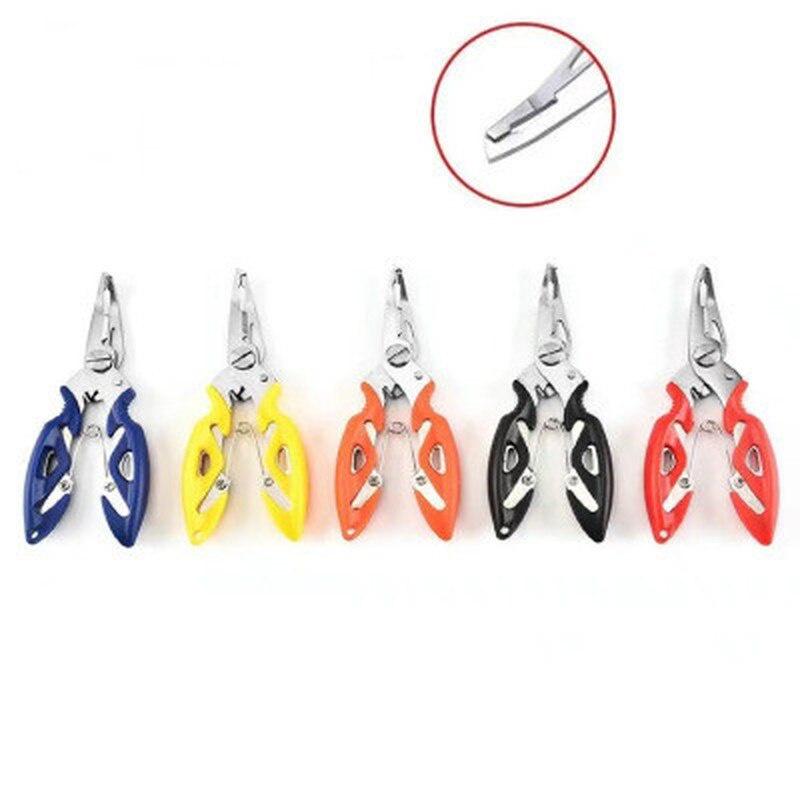 Fishing Pliers Fish Line Cutter Scissors Stainless Steel Mini Fish Hook Remover Multifunction Tools New Black Beak Jaw