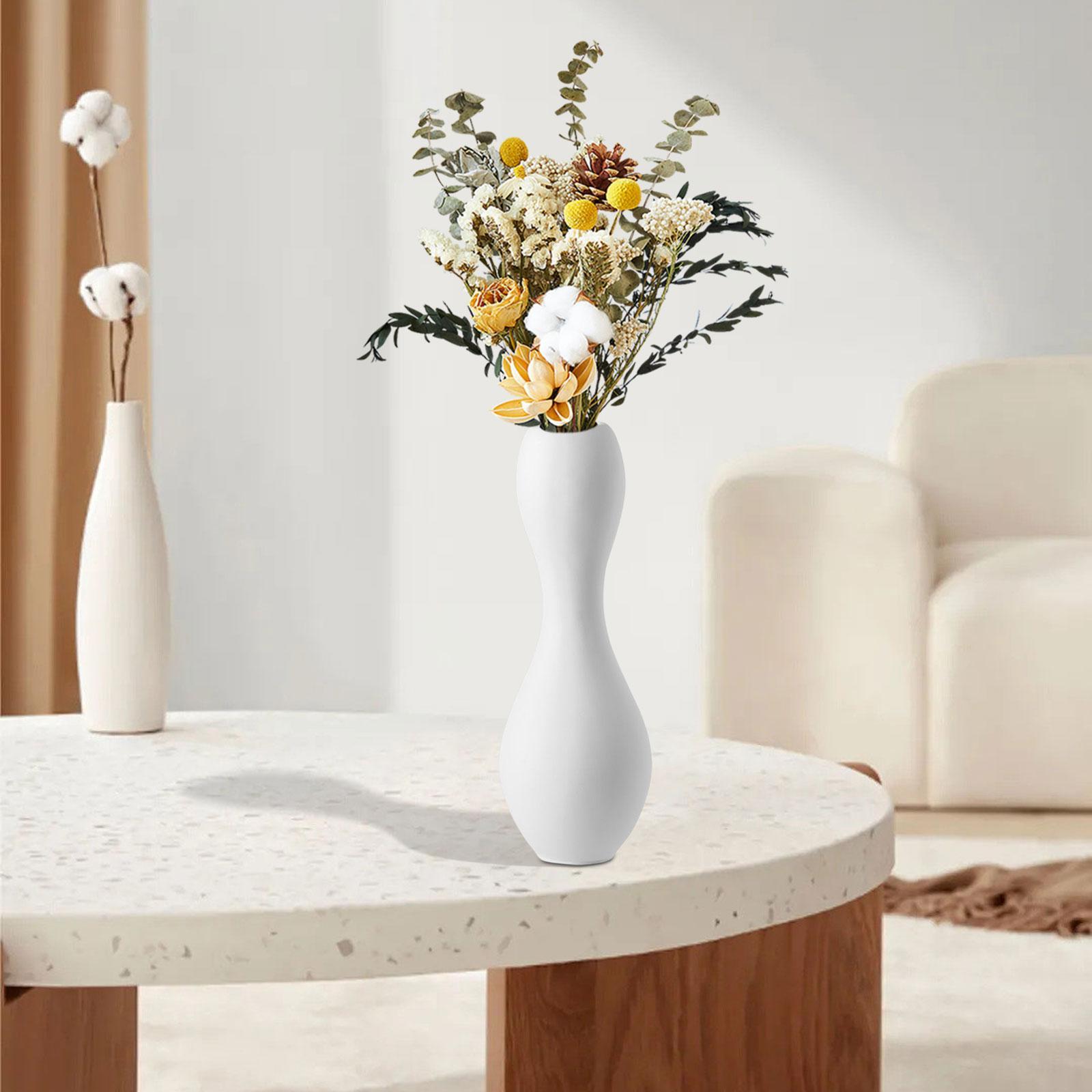 Ceramic Flower Vase Modern Minimalist Elegant for Decoration