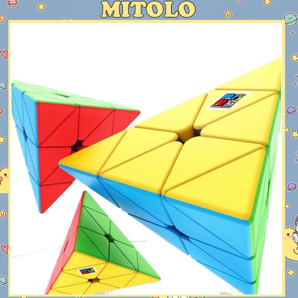 Rubik Pyraminx Stickerless MoYu MeiLong MFJS Rubik Tam Giác