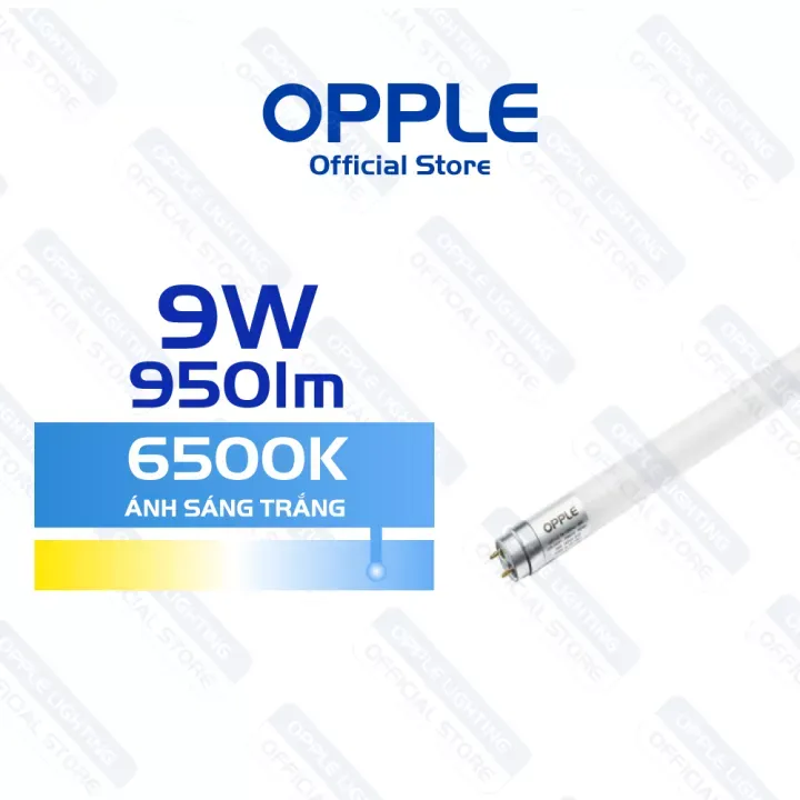 Đèn LED Tuýp OPPLE Utility T8 Tube Hai Đầu - Độ Sáng Cao, Tiết Kiệm Năng Lượng
