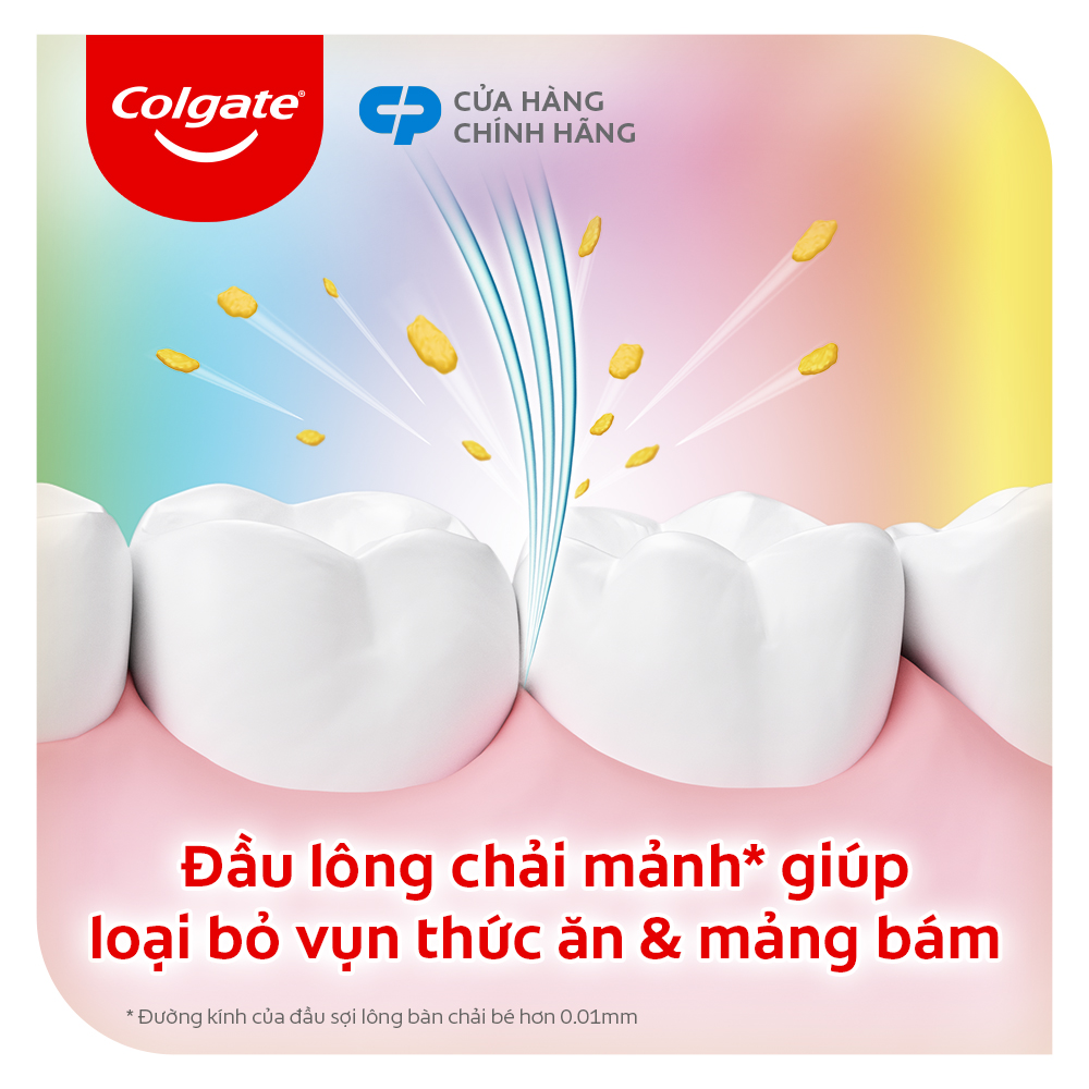 Combo 2 bàn chải Colgate Slimsoft Ortho lông chải mềm mại xếp hình U cho người niềng răng