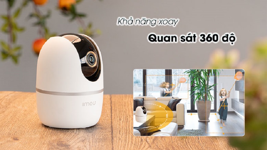 Camera Wifi Trong Nhà IMOU Ranger A32ep 3mpx 2K / A52P 5mpx 3K Siêu Nét, Quay Quét, Đàm Thoại 2 Chiều - Hàng Chính Hãng