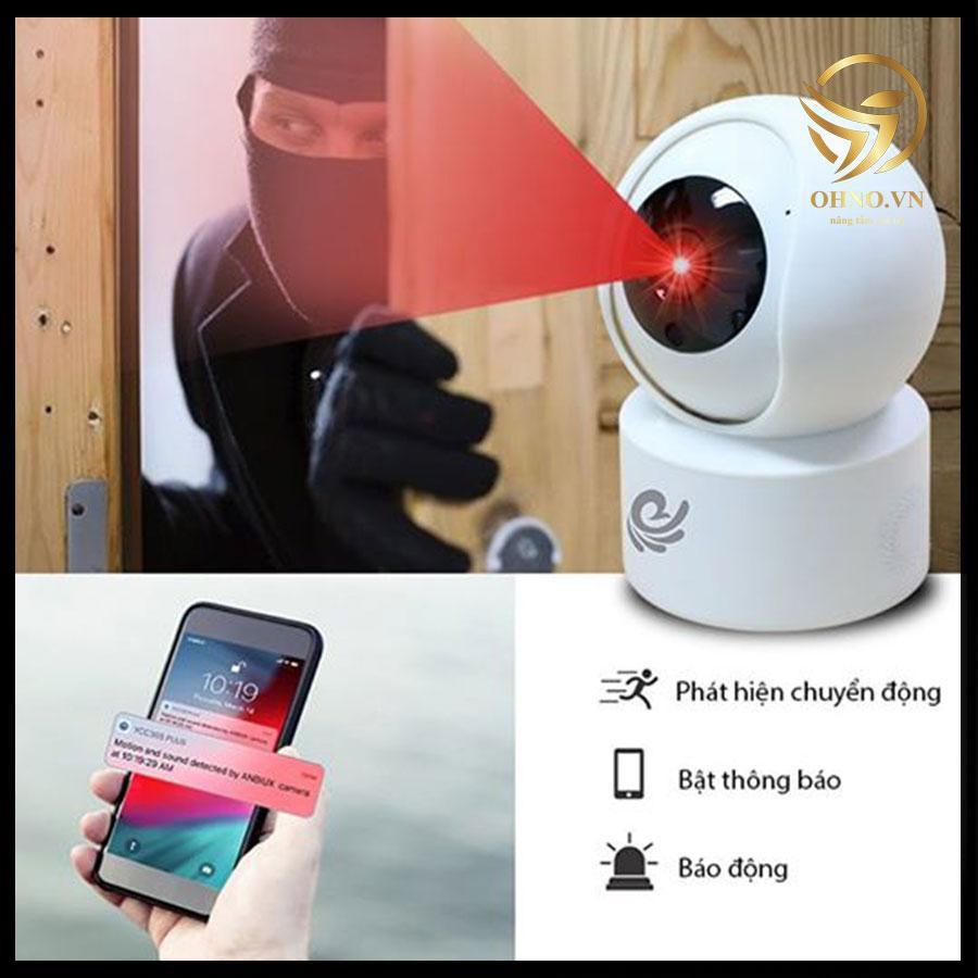 Camera IP Wifi Giám Sát Carecam YH200 Camera Trong Nhà Hồng Ngoại Chống Trộm 2.0 MPX-hàng chính hãng