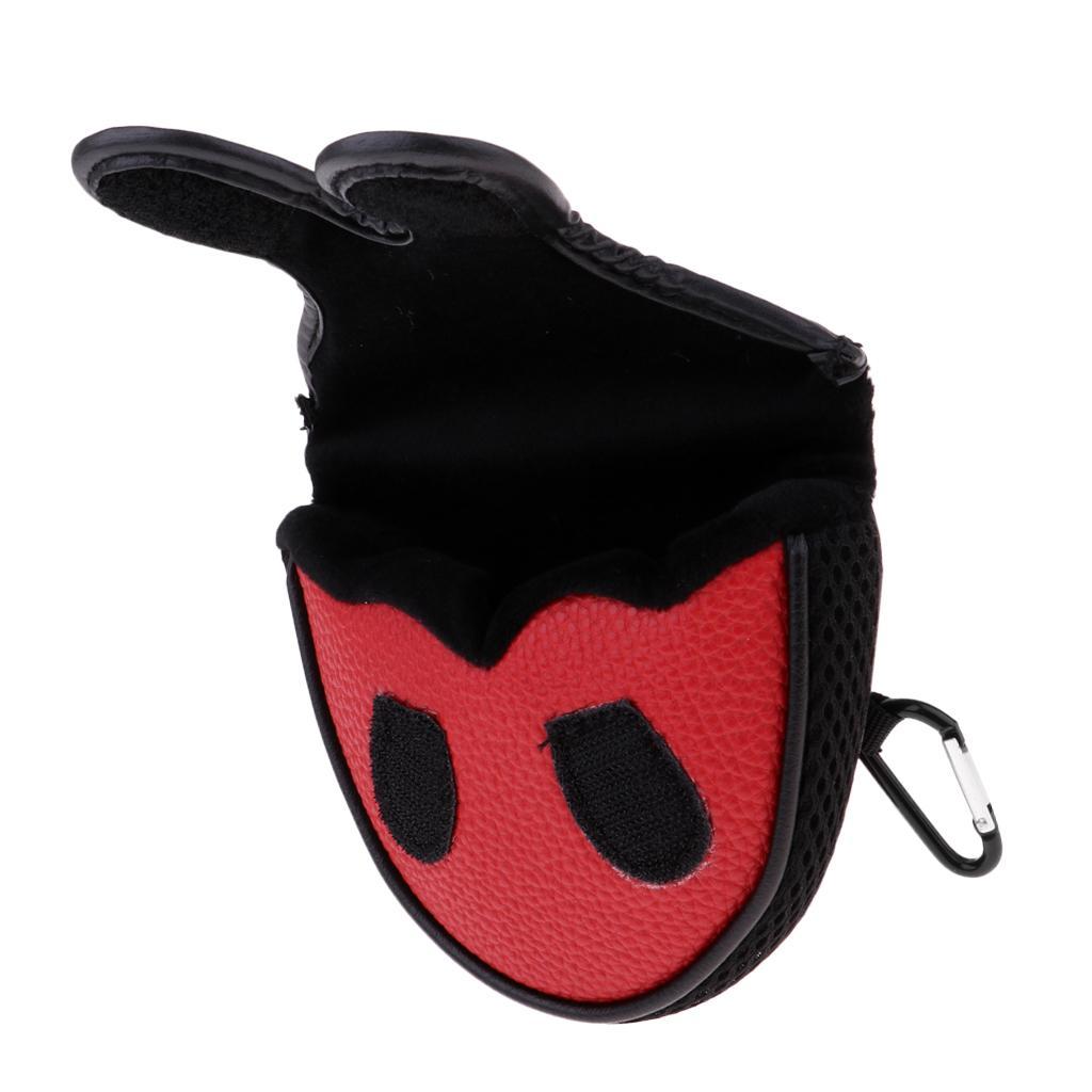 2x Durable PU Golf Mallet Head Cover Putter Shaft Protector Guard Sleeve