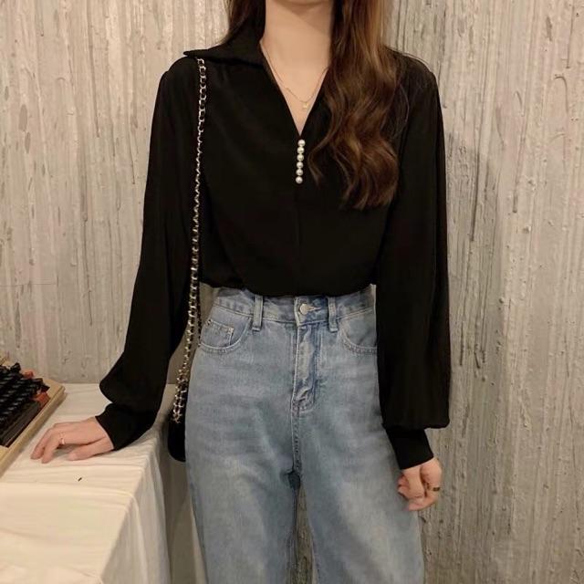 Áo sơ mi vải mềm nhẹ - Vải dày - hình chụp thật