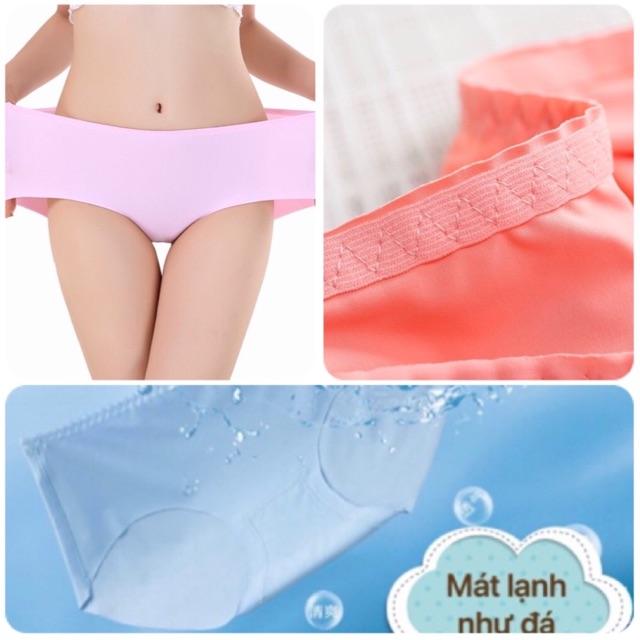 Set 10 quần lót thun lạnh siêu mát mịn không viền