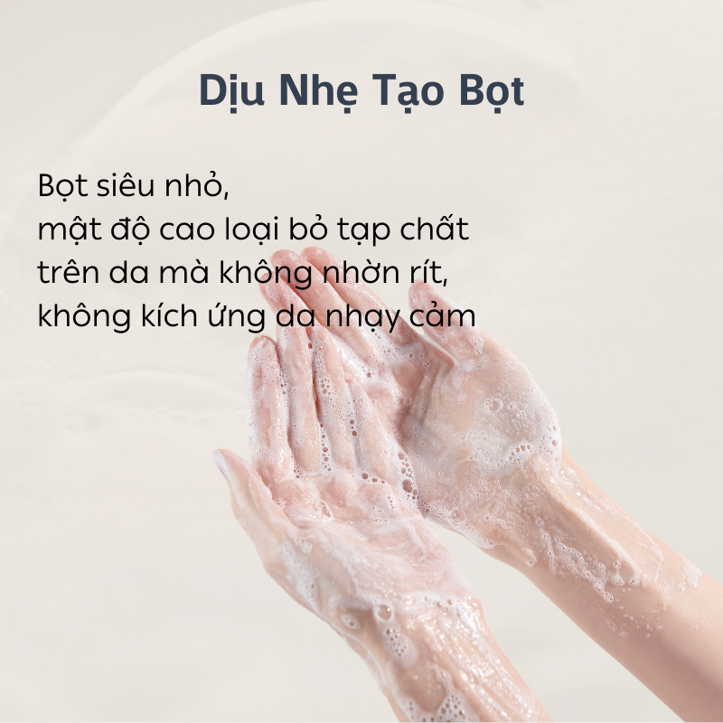 Sữa rửa mặt dịu nhẹ tạo bọt 4B:Face Bare Skin pH-Balanced Foam Cleanser 150ml 4bface