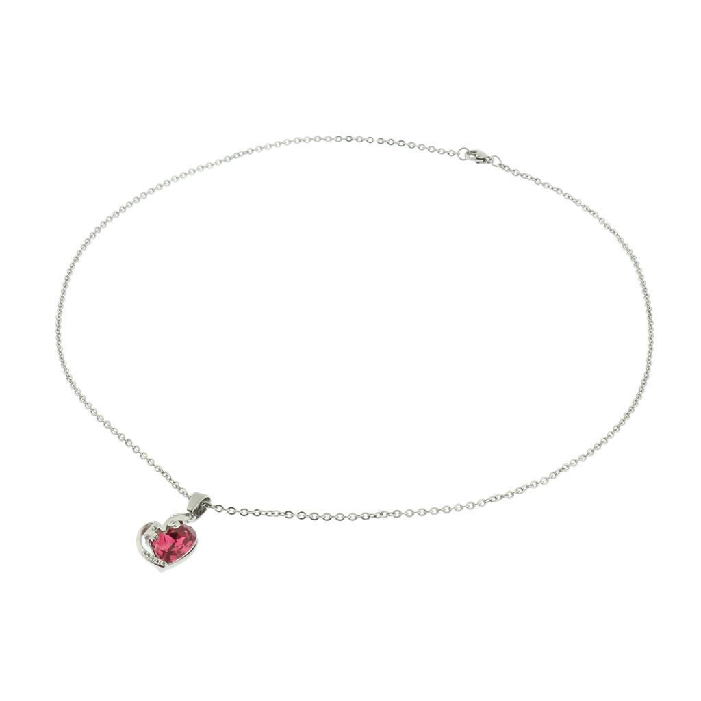 Lovely Pendant Necklace Jewelry for Women Lady Simple Style Necklace  Red