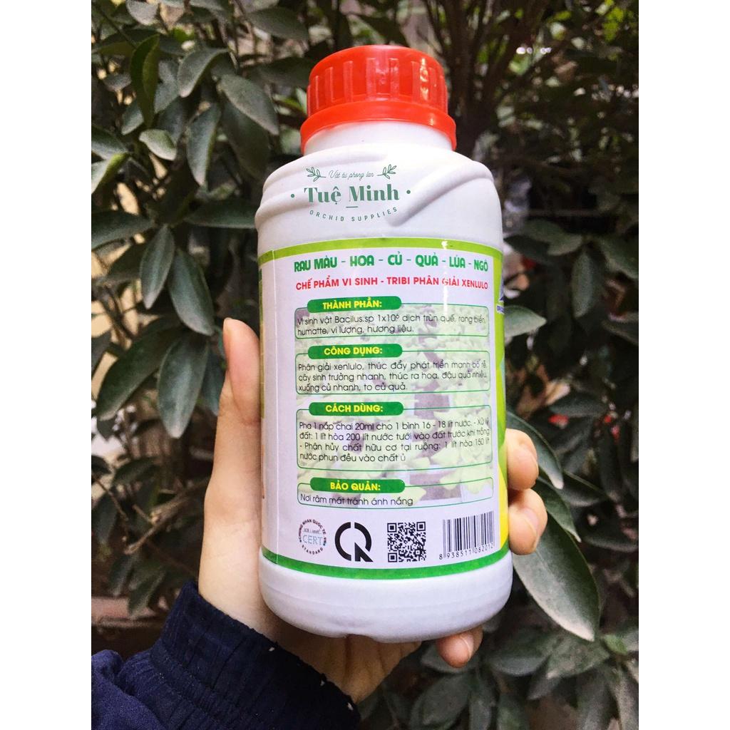 Tinh chất dịch chiết trùn quế & rong biển hữu cơ siêu đậm đặc 500ml dùng cho phong lan, cây cảnh, rau ...