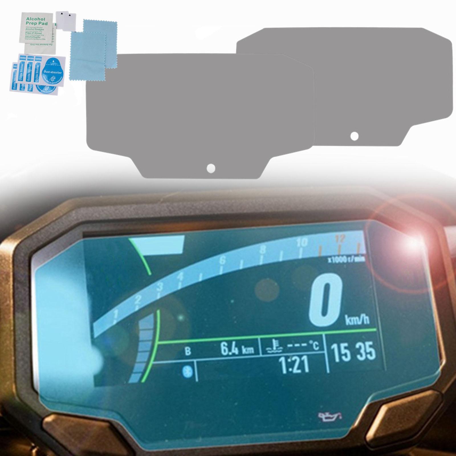 2 Pack Cluster Scratch Protection Cover Dashboard Screen Protector Fit for Kawasaki