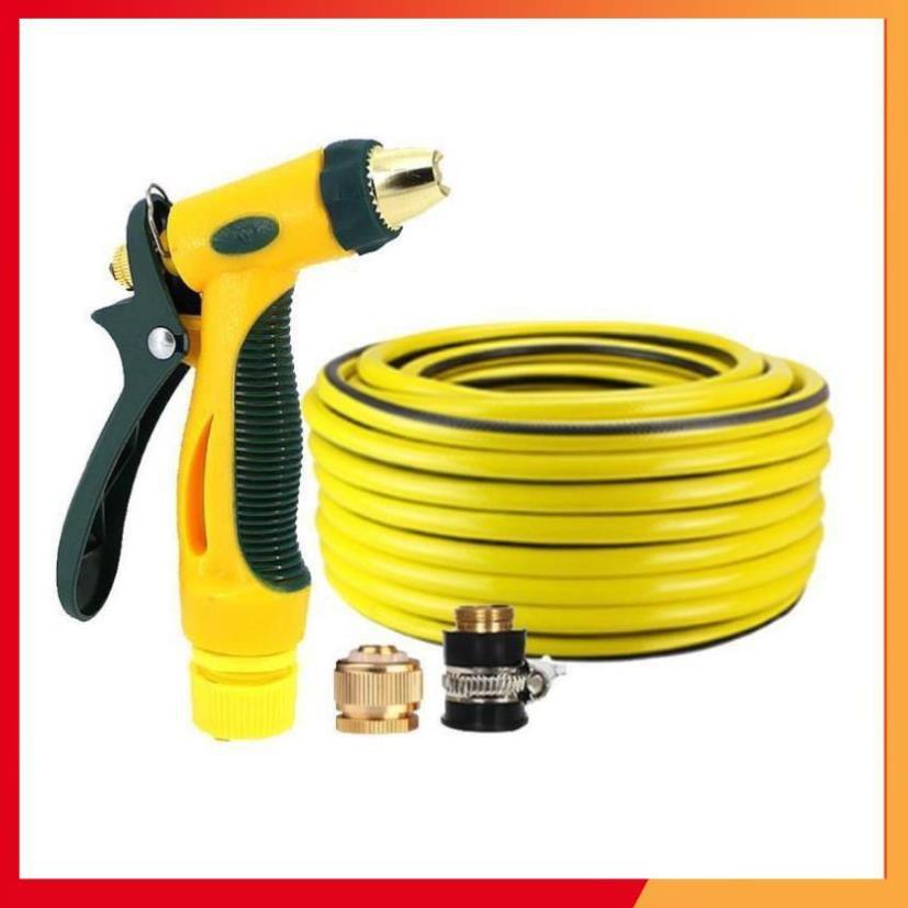 Bộ dây vòi xịt nước rửa xe, tưới cây tăng áp 3 lần,loại 3-5M 206317