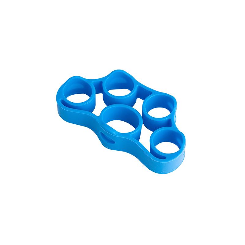 Trình huấn luyện ngón tay Silicone Tăng sức mạnh tập thể dục tay cầm ngón tay mở rộng tập luyện tay nắm tay tập luyện tập luyện tập thể dục Color: B-Blue