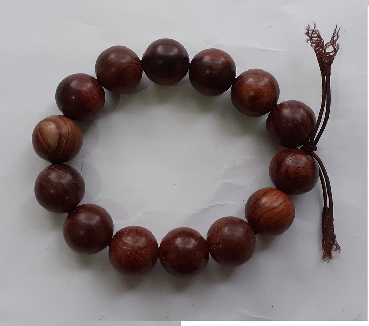 Vòng tay gỗ trắc -Vòng tay Phong thủy 30mm