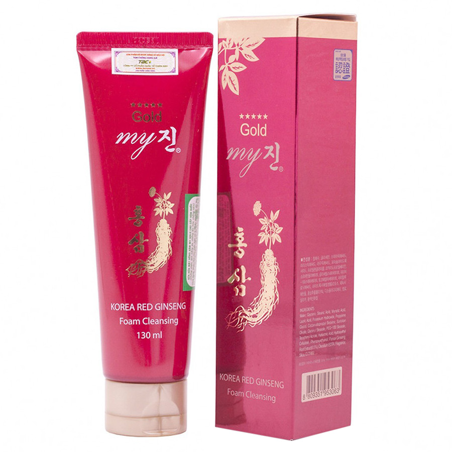 Sữa Rửa Mặt Sâm Đỏ My Gold (130ml)