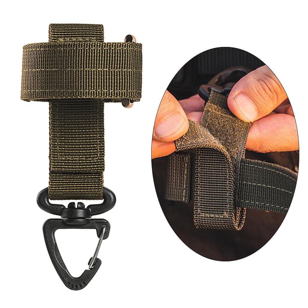 2pcs Glove Holder Strap Grabber Hiking Climbing Belt Rope Hanger Hook Hanger