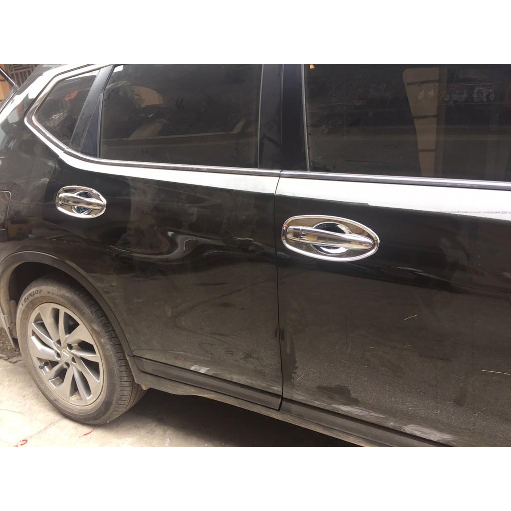 Ốp Trang Trí Hõm Cửa X-Trail 2016 đến 2020 Mạ Crom