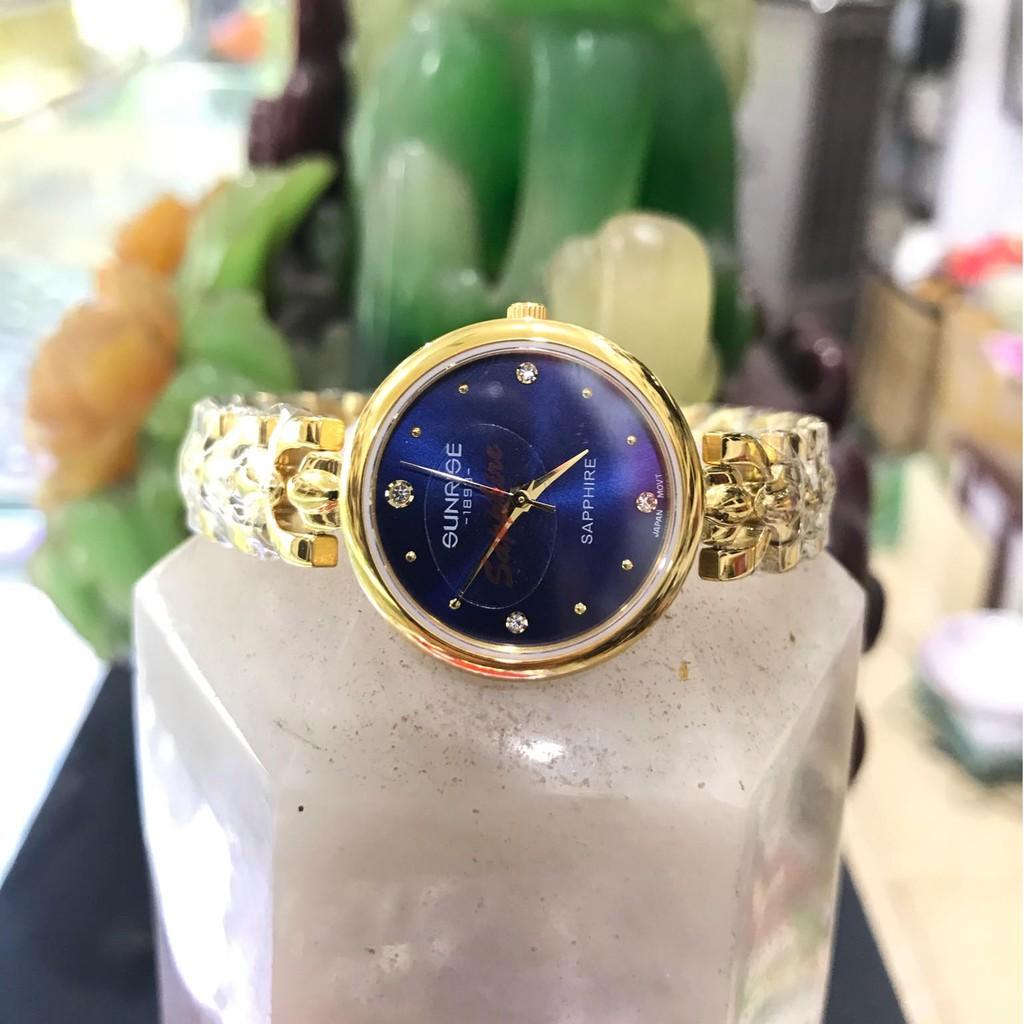 Đồng hồ nữ SUNRISE 9927SA XB full hộp chính hãng, kính Sapphire chống xước, chống nư