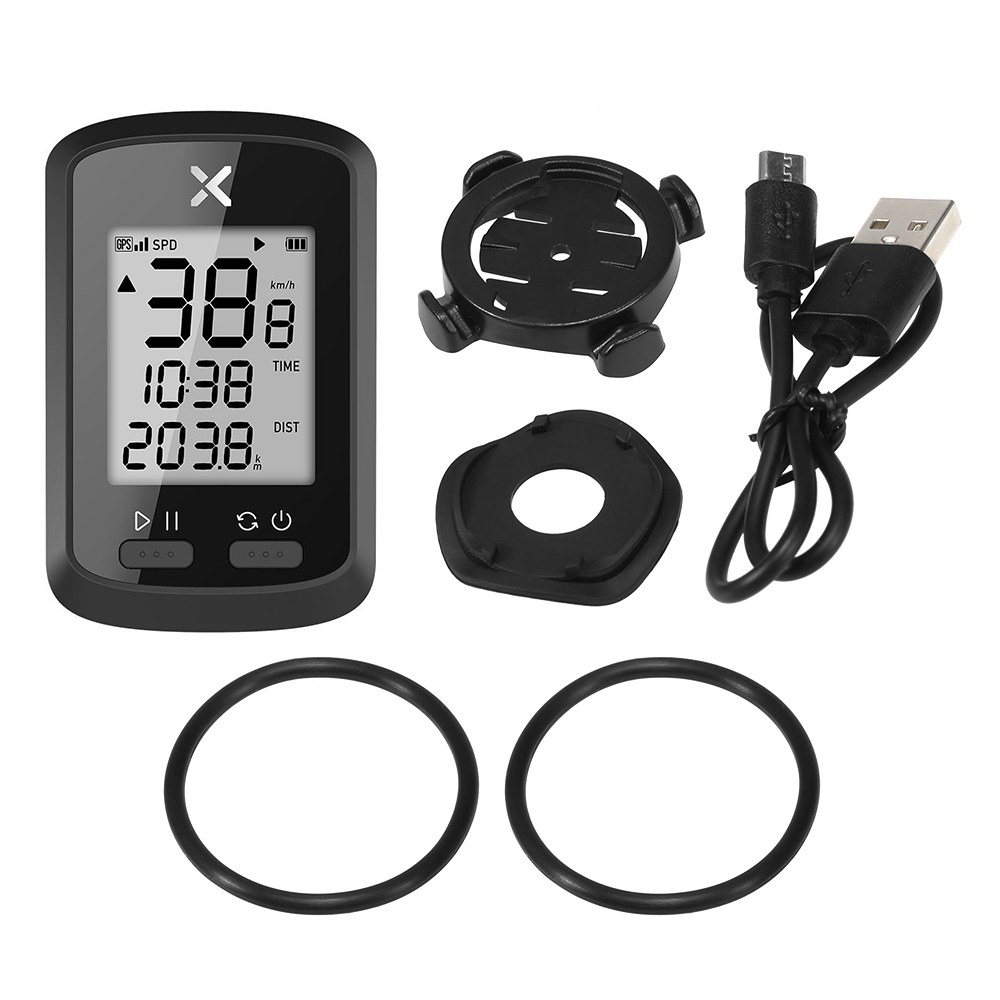 XOSS Smart GPS Đồng Hồ Đo Tốc Xe Đạp Không Dây Chính Xác IPX7 Có Nắp Bảo Vệ