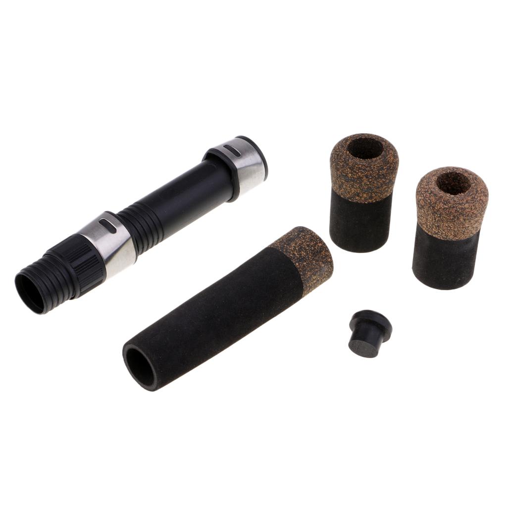 Rod Building Black EVA Casting Fishing Rod Handle Grip with Reel Seat