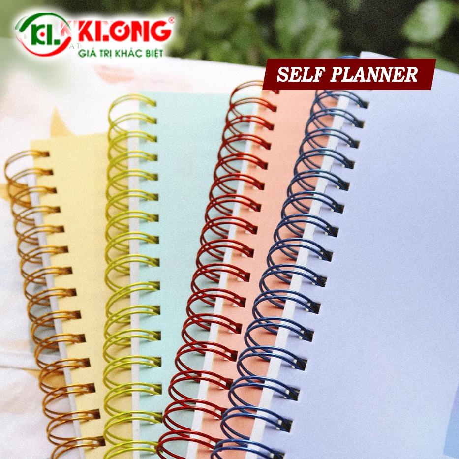 Vở lò xo kép Caro B5 bìa nhựa 200 trang 100GSM MS576 chính hãng Klong