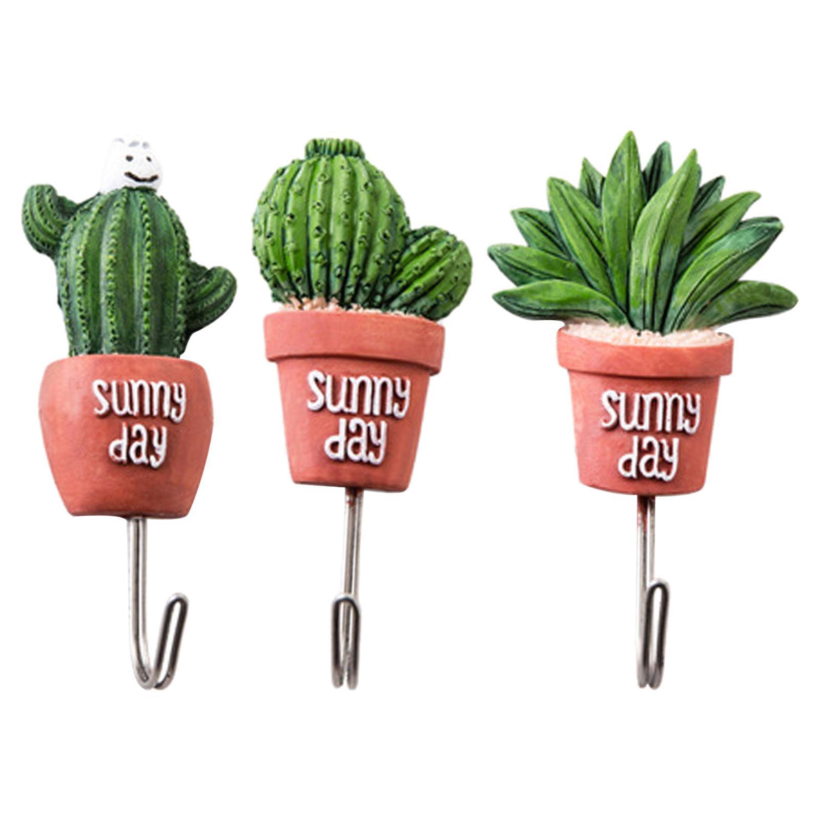 3pcs Stainless Steel Wall Hooks Clothes Sticky Hanger Bags