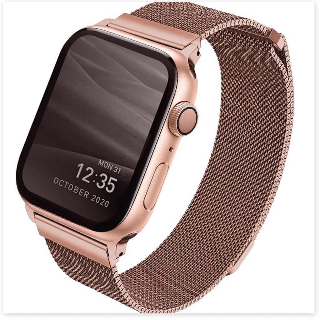 Dây đồng hồ thép không gỉ dành cho Apple Watch UNIQ DANTE Mesh Steel Strap - Hàng chính hãng