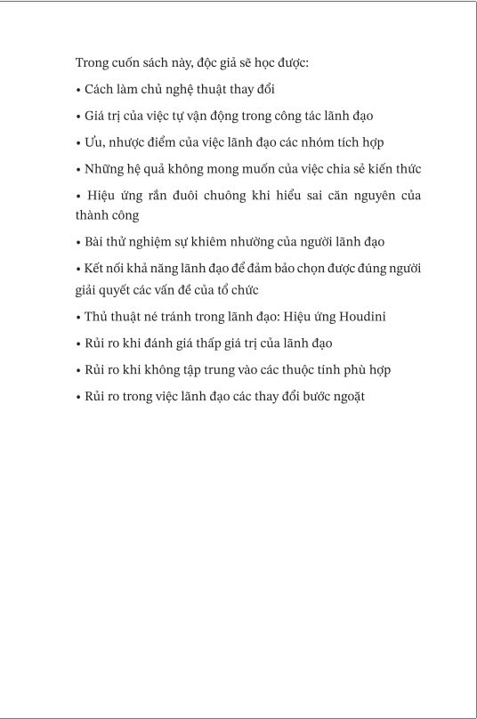 Sách - Lãnh Đạo Thông Thái Thành Công Lâu Dài - ndbooks