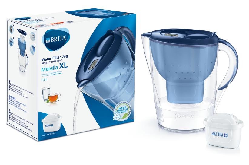 Combo Bình Lọc Nước BRITA Marella XL 3.5L kèm Hộp 3 lõi lọc BRITA Maxtra Plus - Hàng Chính Hãng