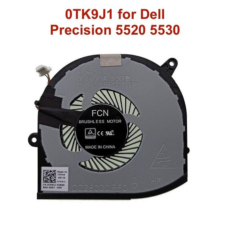 GPU Cooler Radiator 5v Fan For PC Cooling Fans for Dell XPS 15 9560 9570 Precision 5520 5530 Series 0TK9J1 TK9J1 DC28000IPF0 NEW