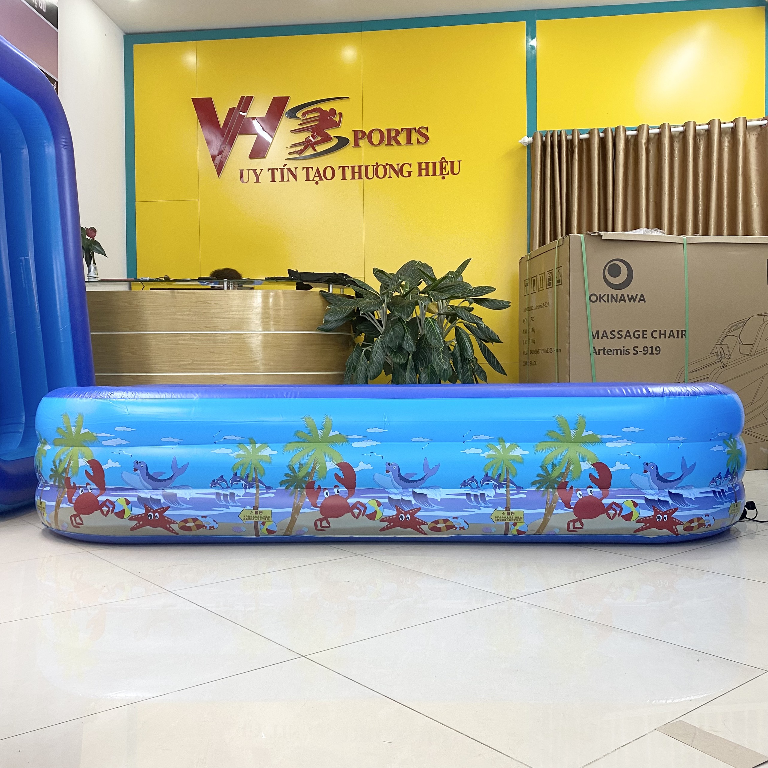 Bể bơi phao gia đình YOYO KT 255*165*60CM