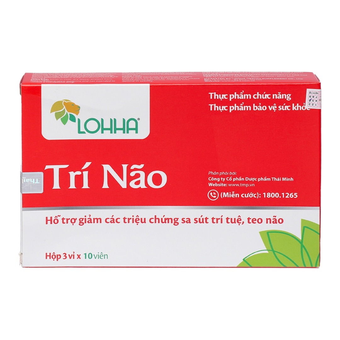 LOHHA TRÍ NÃO - HỖ TRỢ TRONG SUY GIẢM TRÍ NHỚ, SA SÚT TRÍ TUỆ