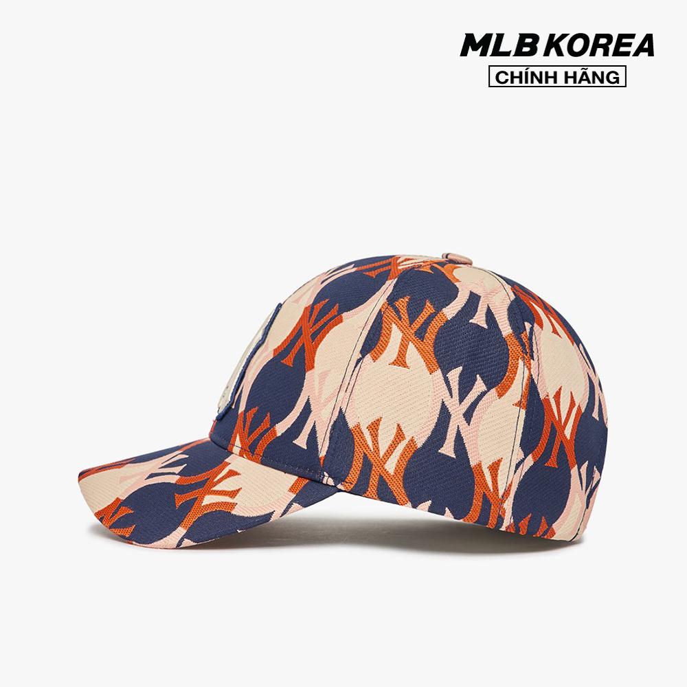 MLB - Nón bóng chày unisex Cube Monogram Curved 3ACPM212N