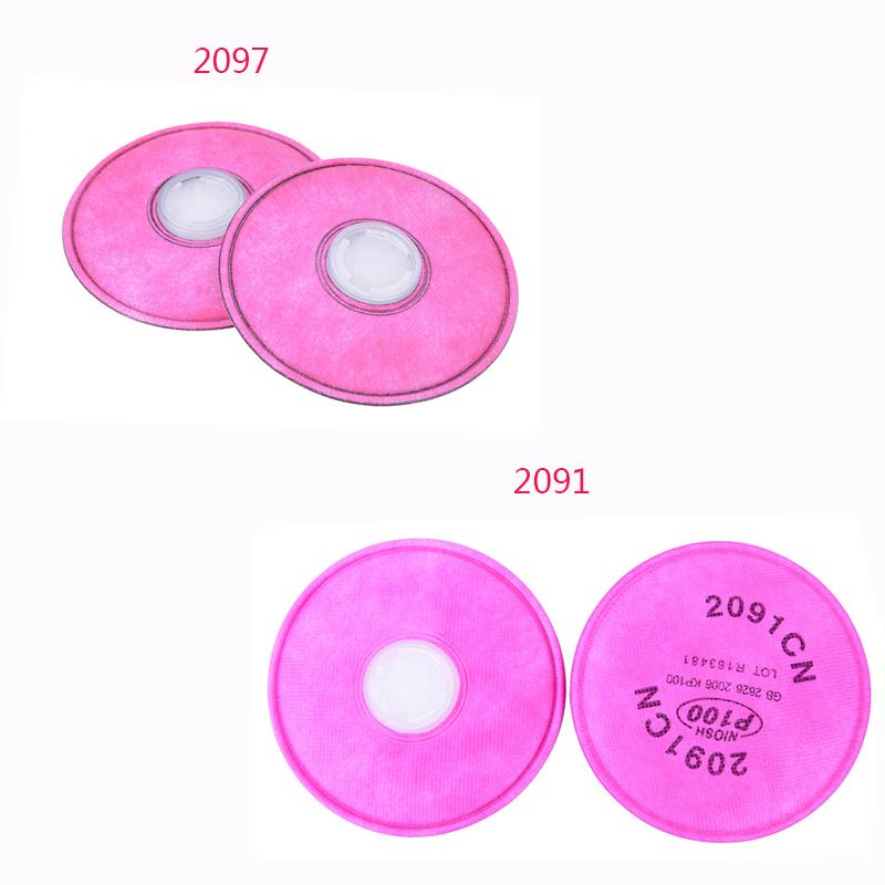 1Pair/2PCS 2097/2091 Bộ lọc hạt P100 Voor 3M 6200/6800/7502 Schilderen Spray Industrial Stofmasker Nieuwe
