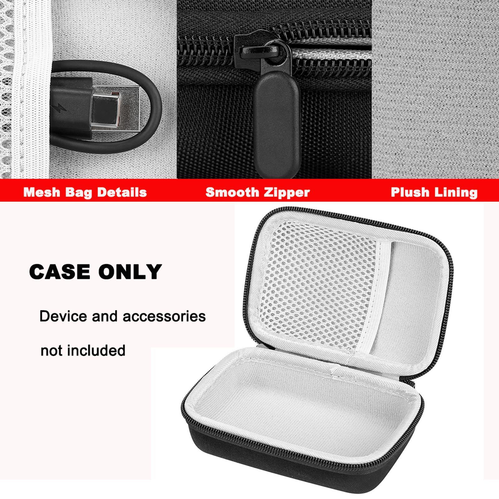 Case for GO3 Bluetooth Speaker, Hard Organizer Carry Travel Cover Storage Bag W/ Carabiner