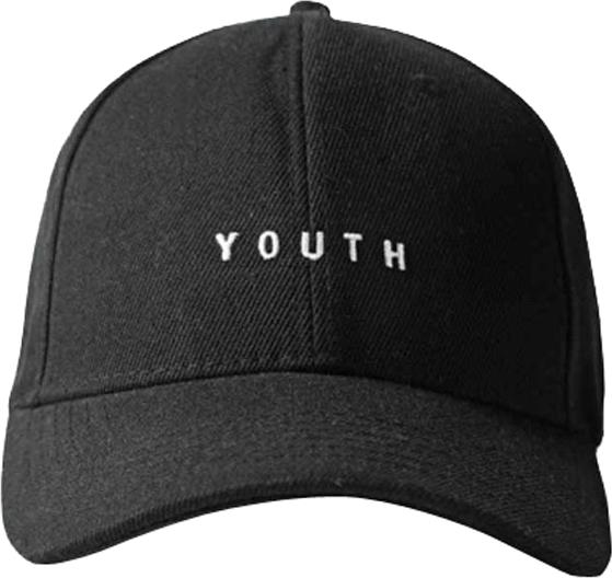 Nón kết chữ Youth NK439 (Màu Đen, Free Size)