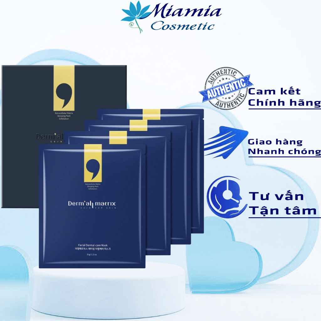 Mặt Nạ Nâng Cơ Derm All Matrix Facial Dermal Care Mask 35g Mẫu Mới NHẬP KHẨU CHÍNH HÃNG Dưỡng Trắng